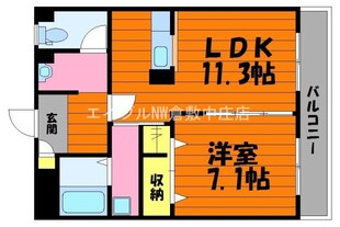 アマンプリ羽島の物件間取画像